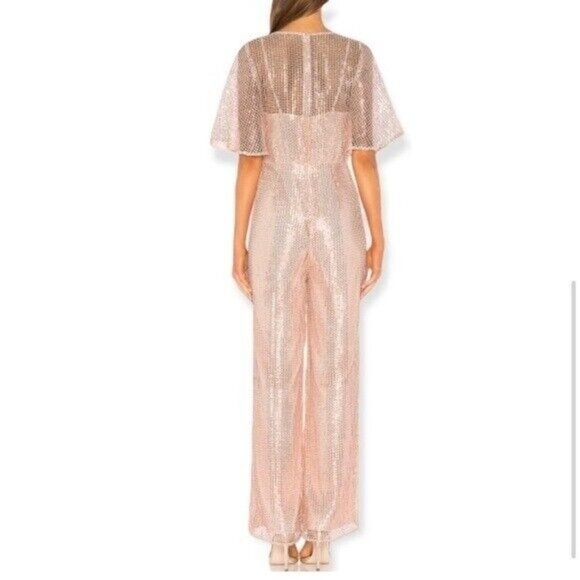 REVOLVE NBD x Naven Camilla Jumpsuit In Peach Blush Size S - Picture 3 of 8